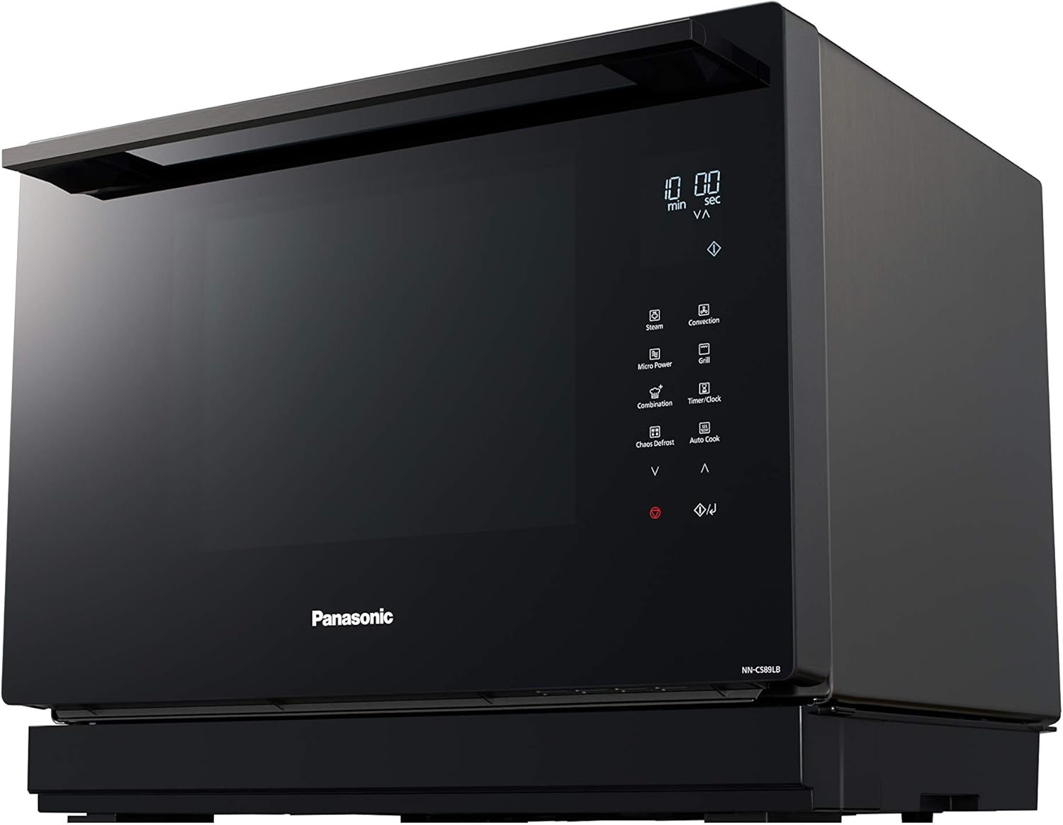 Panasonic 31L 1300W 4in1 Inverter Flatbed Microwave Oven, Black
