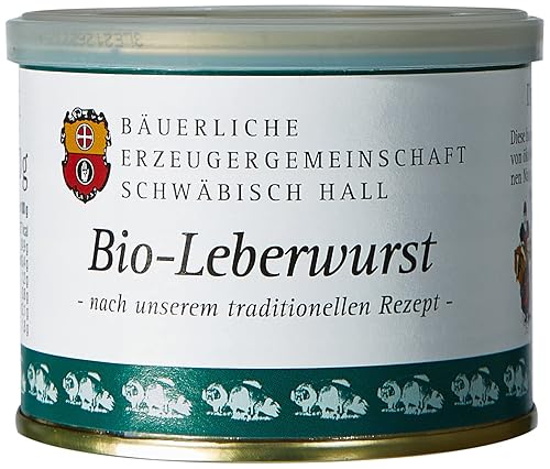 Bäuerliche Erzeugergemeinschaft Schwäbisch Hall Bio Leberwurst, 200 g