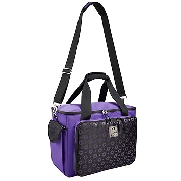 Sewing Machine Bag with YKK Zipers Sewing Machine Carrying Case with 16pcs Functional Bags, Compatible Most Standard Sewing Machines.