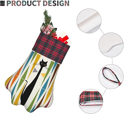 Vista 76 de WURTON Impresión nativa americana de Navidad para mascotas, chimenea, colgante para perro, gato, regalo y decoración de árbol de Navidad