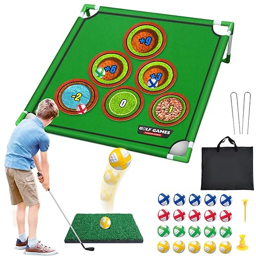 Mostop Golf Chipping Game Set - Backyard Cornhole Game Includes