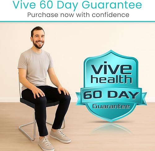 Miniatura 9 de Vive Cojín plegable para silla de ruedas, para estadio, automóvil, oficina, silla de oficina, almohadilla ortopédica portátil para transporte de