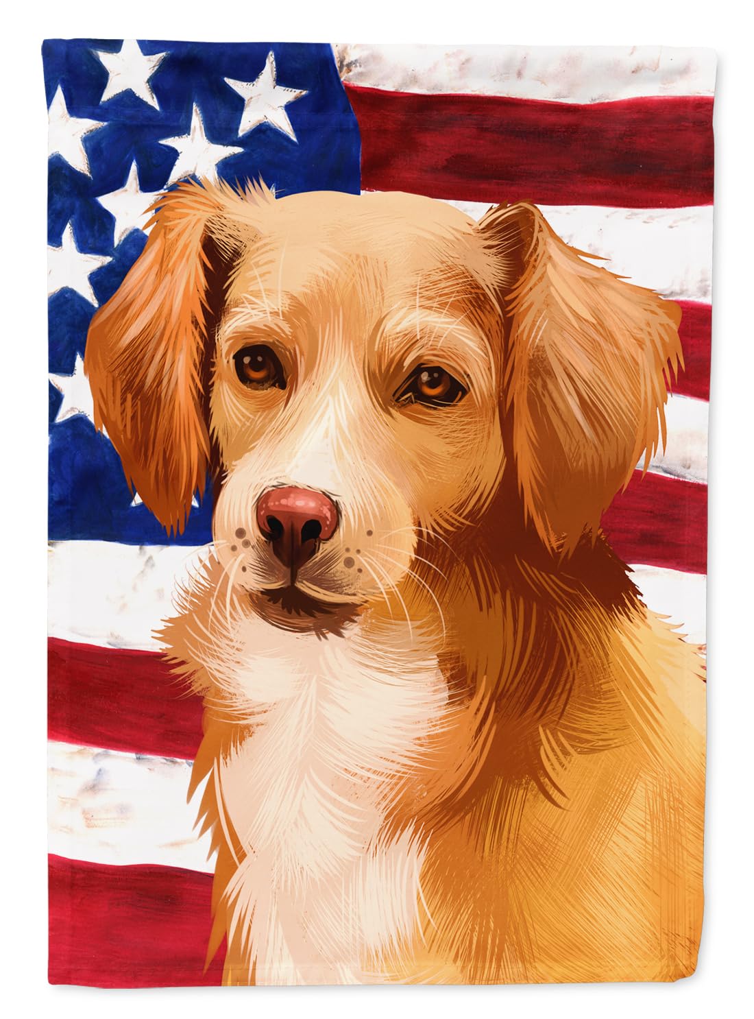 Drapeau de jardin Alopekis American Flag haut de gamme, textile multicolore Caroline's Treasures