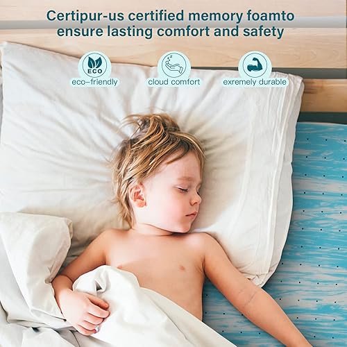 Miniatura 5 de Airensky 3 Inch Full Memory Foam Mattress Topper, Cooling Gel Ventilated Design for Pressure Relief, CertiPUR-US Certified