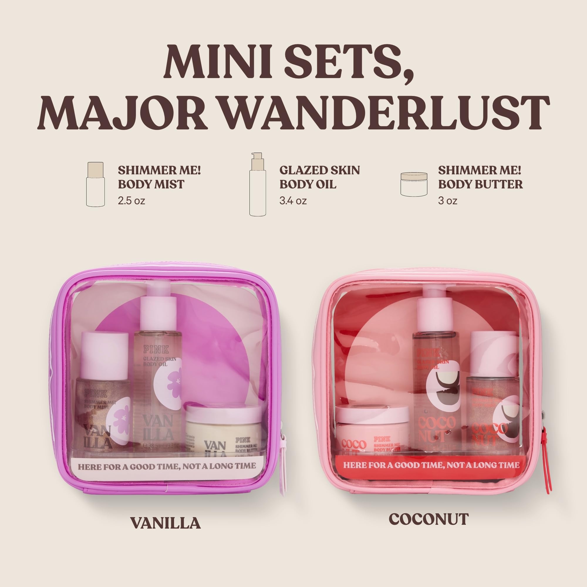 Amazon.com : Victoria's Secret PINK 3 piece Vanilla Gift set