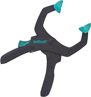 wolfcraft 3616000 Pince de Serrage à Cliquet FZR60 - Ouverture 60 mm - Force de Serrage max. 20 kg