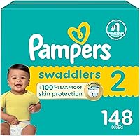 Vista 18 de Pampers Swaddlers - Pañales desechables ultra suaves para bebé talla 1, 164