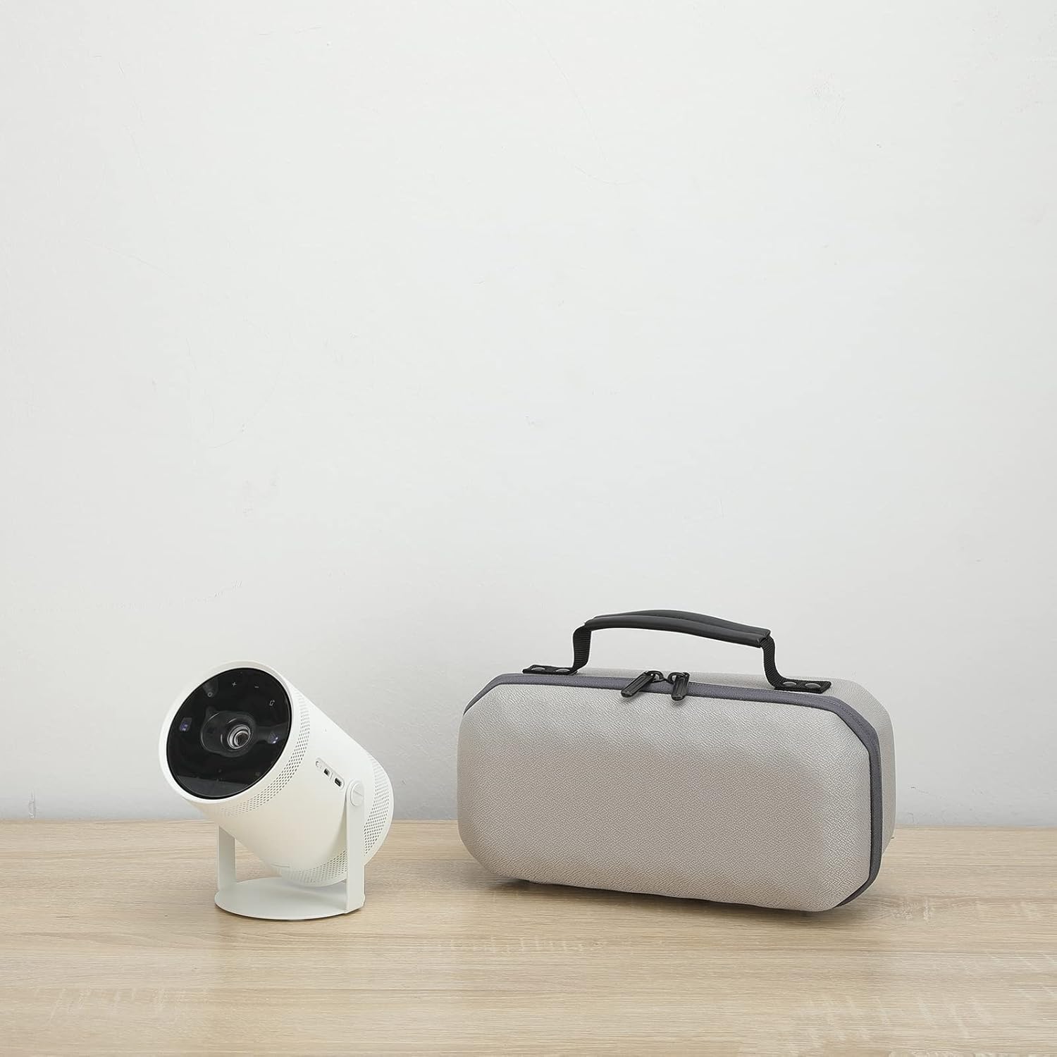 Hard Case for Samsung The Freestyle Projector,The Freestyle Smart Portable Projector 360° All-Round Protection Storage Box Travel Bag