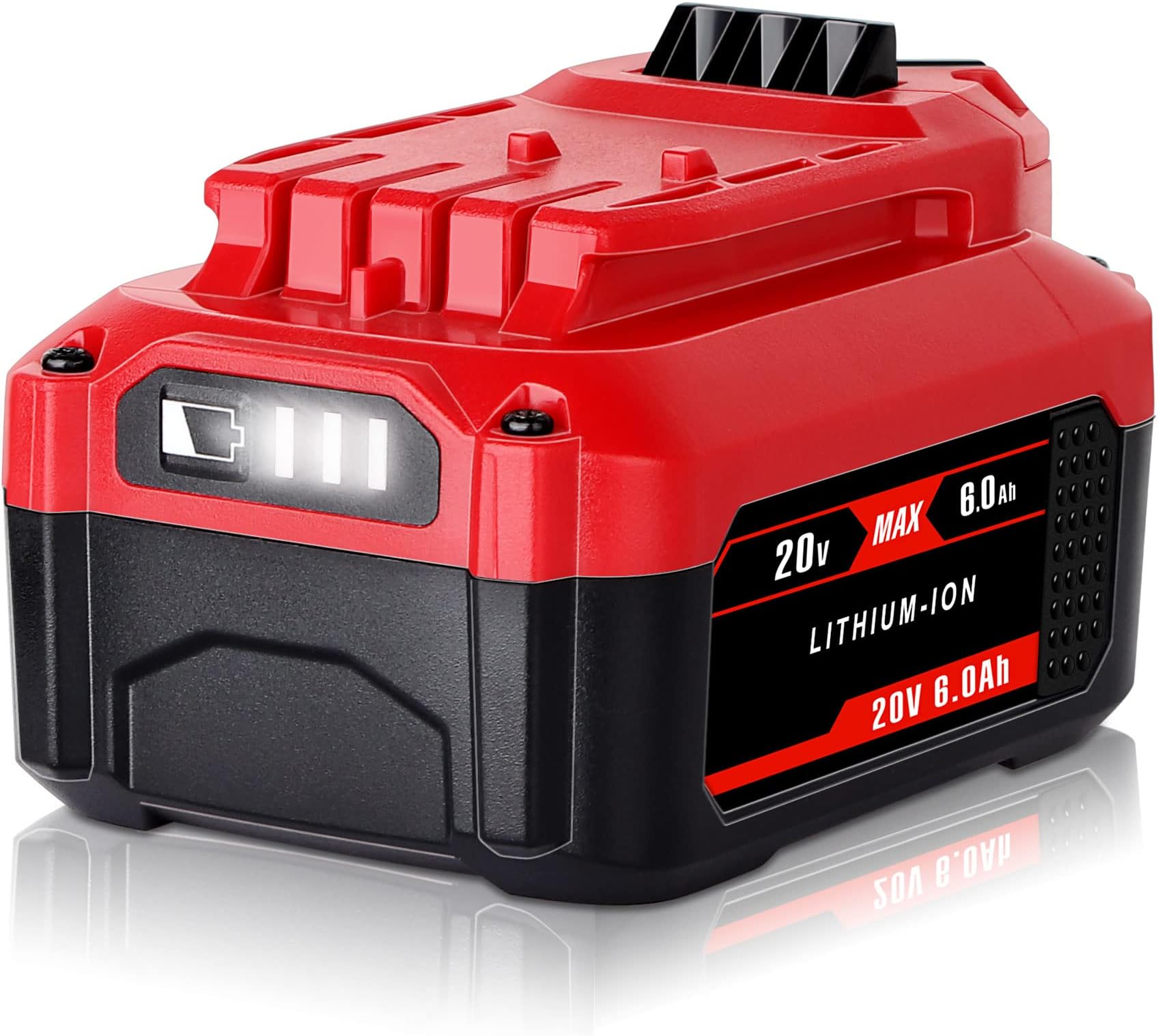 DSANKE CMCB204 6000mAh 20V Lithium Ion Battery Replacement Craftsman V20 V20 CMCB204 CMCB204-2 CMCB202 CMCB202 CMCB202-2 CMCB201 Craftsman V20