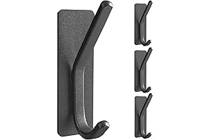 4-Pack 33 lb Max Adhesive Heavy Duty Hook