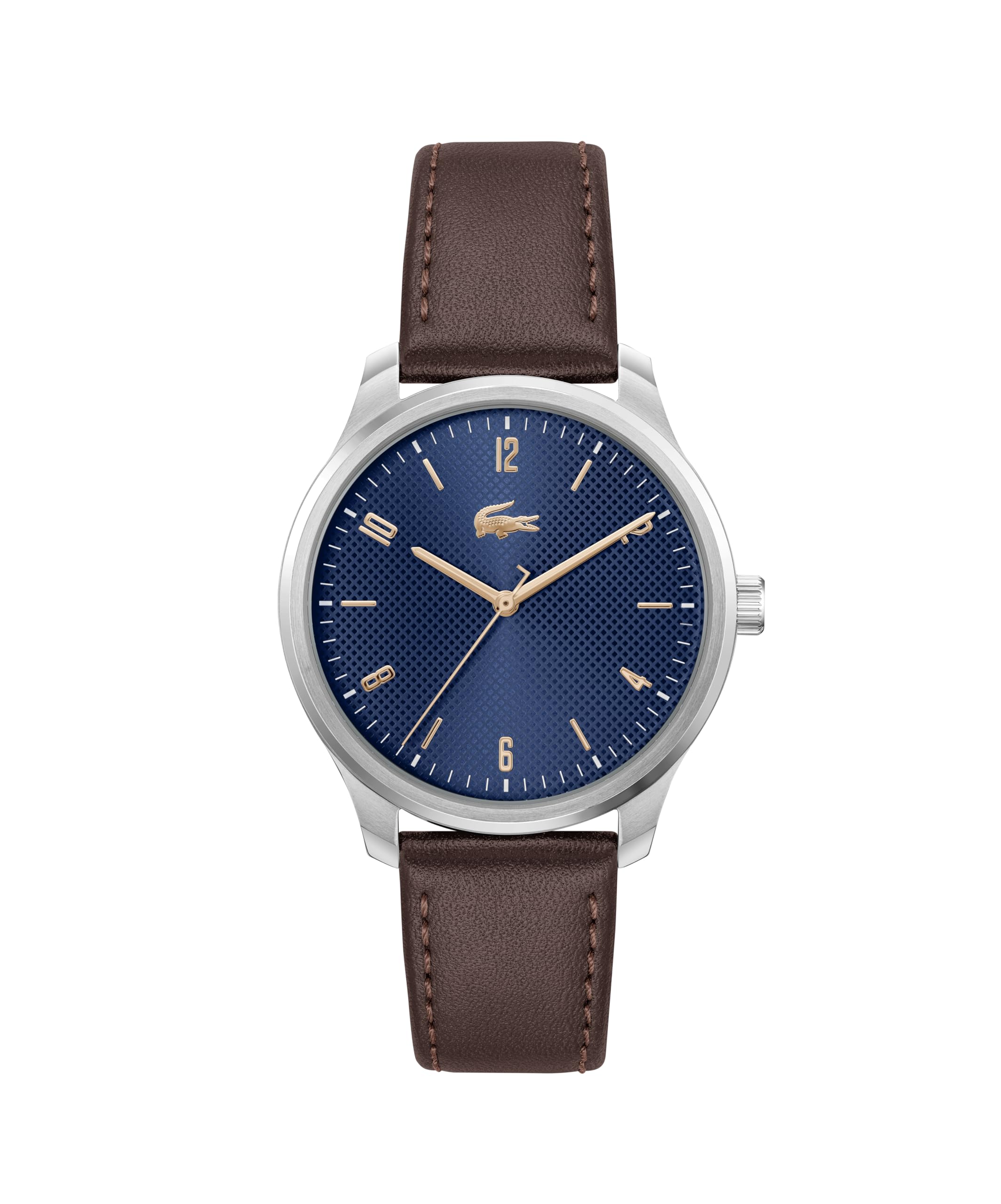 Lacoste Analogue Quartz Watch for Men LISBON Collection with Leather Strap Leather Strap - 2011322
