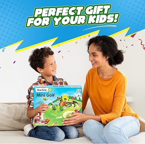 Miniatura 6 de Smartivity Juego de Golf Mini de Mesa para Niños de 6 a 12 años  Construye Tu Propio Campo de Golf  Regalo de Navidad, Cumpleaños para Niños y Niñas