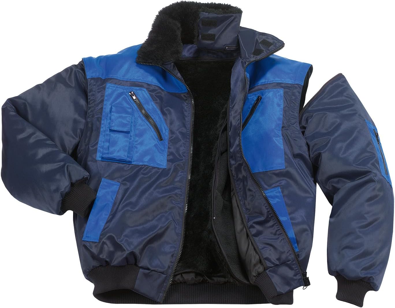 Pilotenjacke 4 IN 1 Warnschutzjacke Winterjacke Warnjacke Jacke Gelb S-XXXL Pilotenjacke 4 IN 1 Warnschutzjacke Winterjacke Warnjacke Jacke Gelb S-XXXL