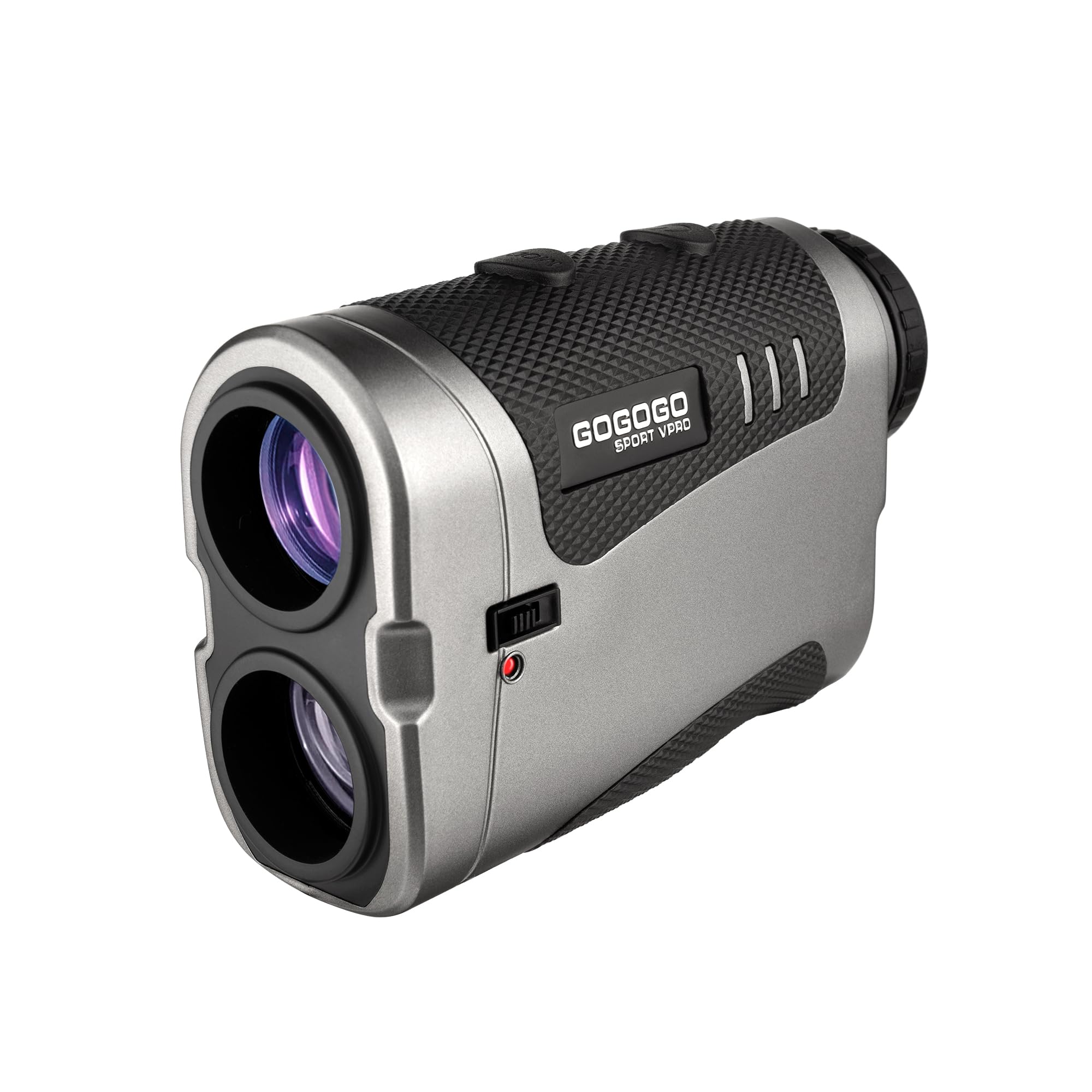 Gogogo Sport Vpro VRP Golf Rangefinder with Slope Switch, 1500/2500 yd, 7X Magnification, Magnet Stripe, ±0.3yd Accuracy, Rechargeable Range Finders