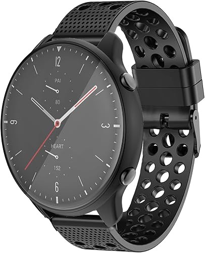 Miniatura 2 de YOUkei - Correa deportiva compatible con Amazfit GTR 2, correa deportiva de repuesto de silicona de liberación rápida con hebilla de metal