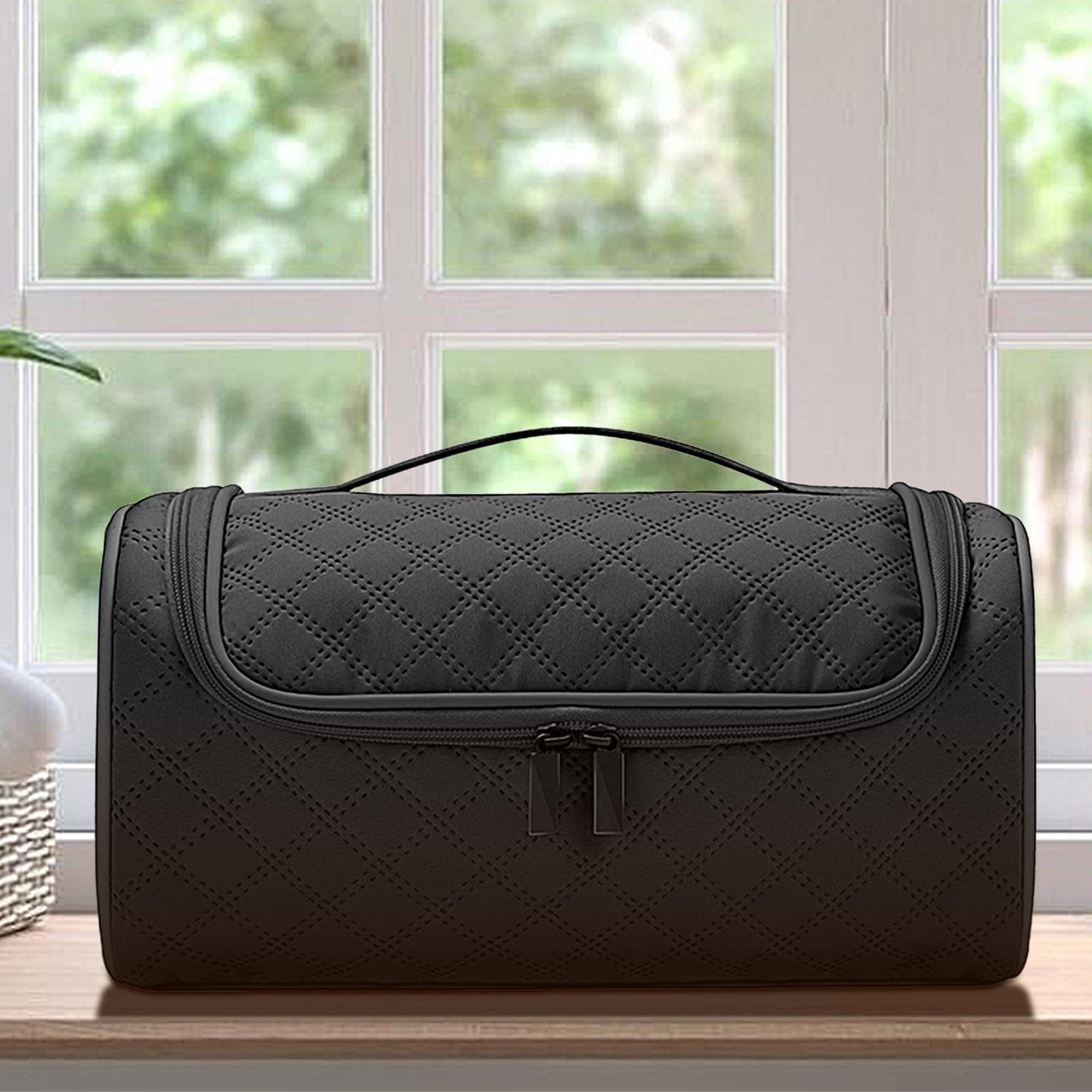 Bolsa para secador de Pelo,Bolsa de Viaje para secador de Pelo | Organizador de Herramientas para el Cabello con Bolsa para rizador de Gran Capacidad con Gancho - Bolsas portátiles para el