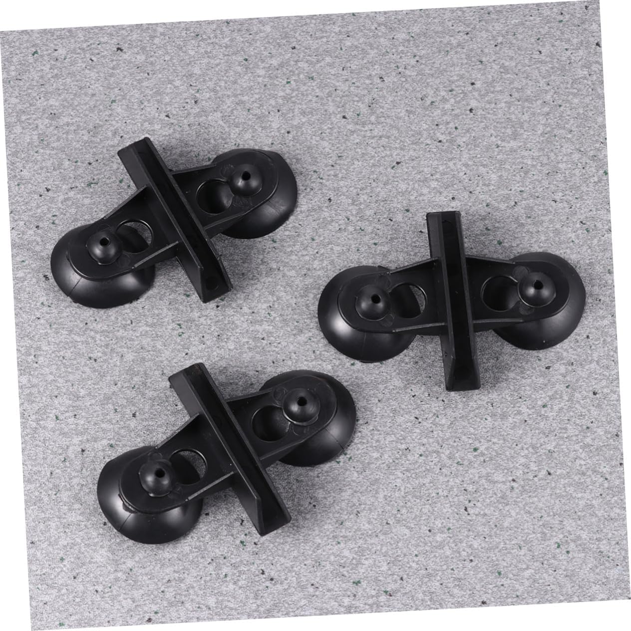 Kisangel 15pcs Aquarium Divider with Suction Cups Plastic Sucker Clip for Separating Fish Tanks Fish Tank Plate Clamp for Safe Isolation Black