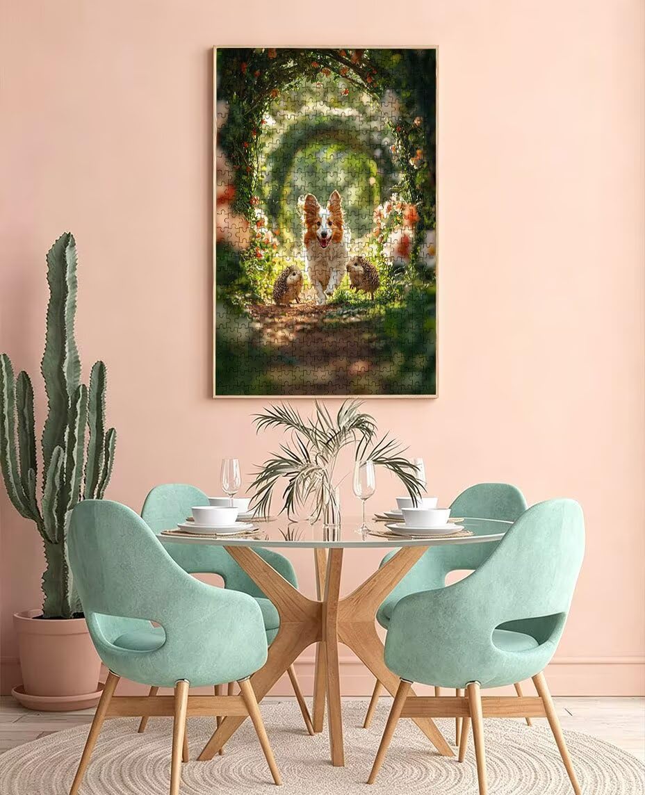 Puzzle 5000 sztuk Pies Erizo 3D Puzzle dla dorosłych Wyzwanie, artystyczne puzzle edukacyjne, zabawne i inspirujące puzzle dekoracyjne dla rodziny, prezent i dekoracja ścian BXHZW6-171