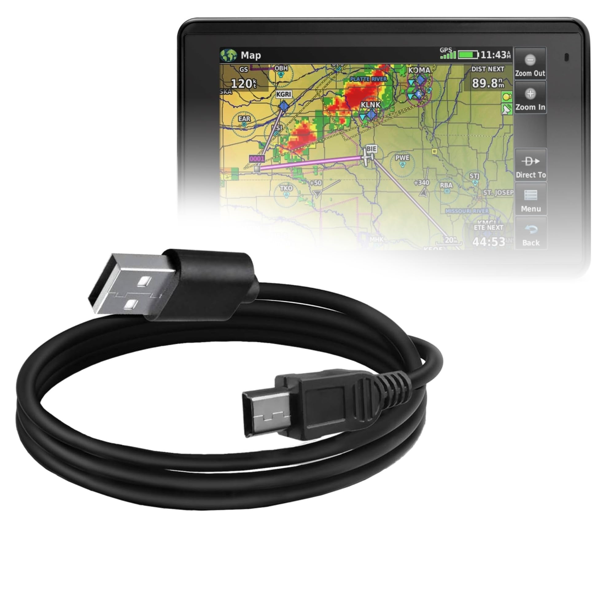 Amazon.com: BoxWave Cable Compatible with Garmin Aera 660