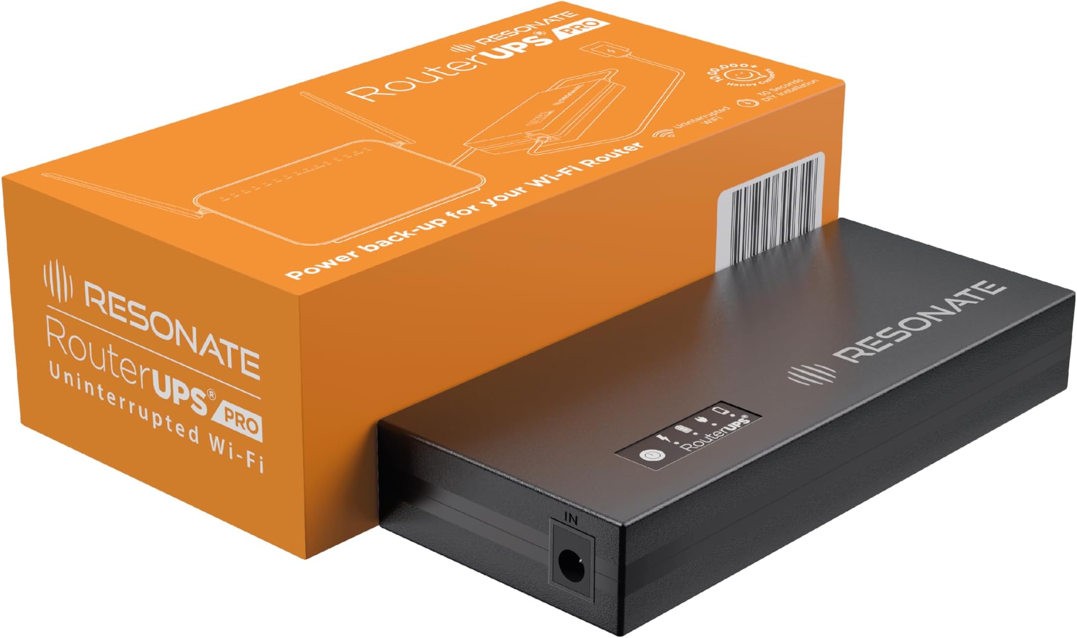 RouterUPS® Pro (100% Extra Backup)| 10400mAh Mini UPS Power Backup for 12V WiFi Router & Modem (Supports upto 3A) | Upto 8 Hours with Multi-LED Indicator| Jio Fiber, Airtel Xstream Compatible