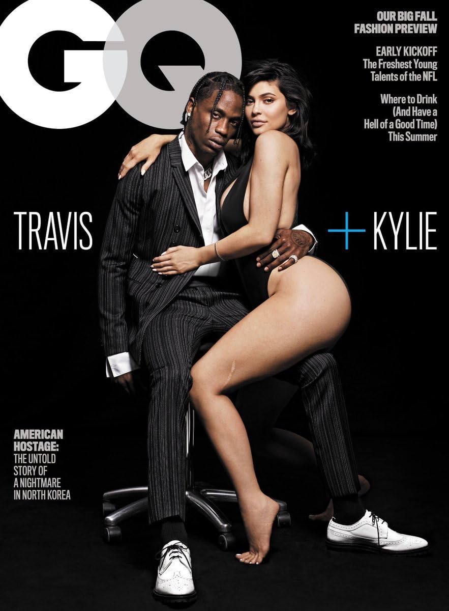 GQ Magazine (August 2018) Kylie Jenner and Travis Scott Cover