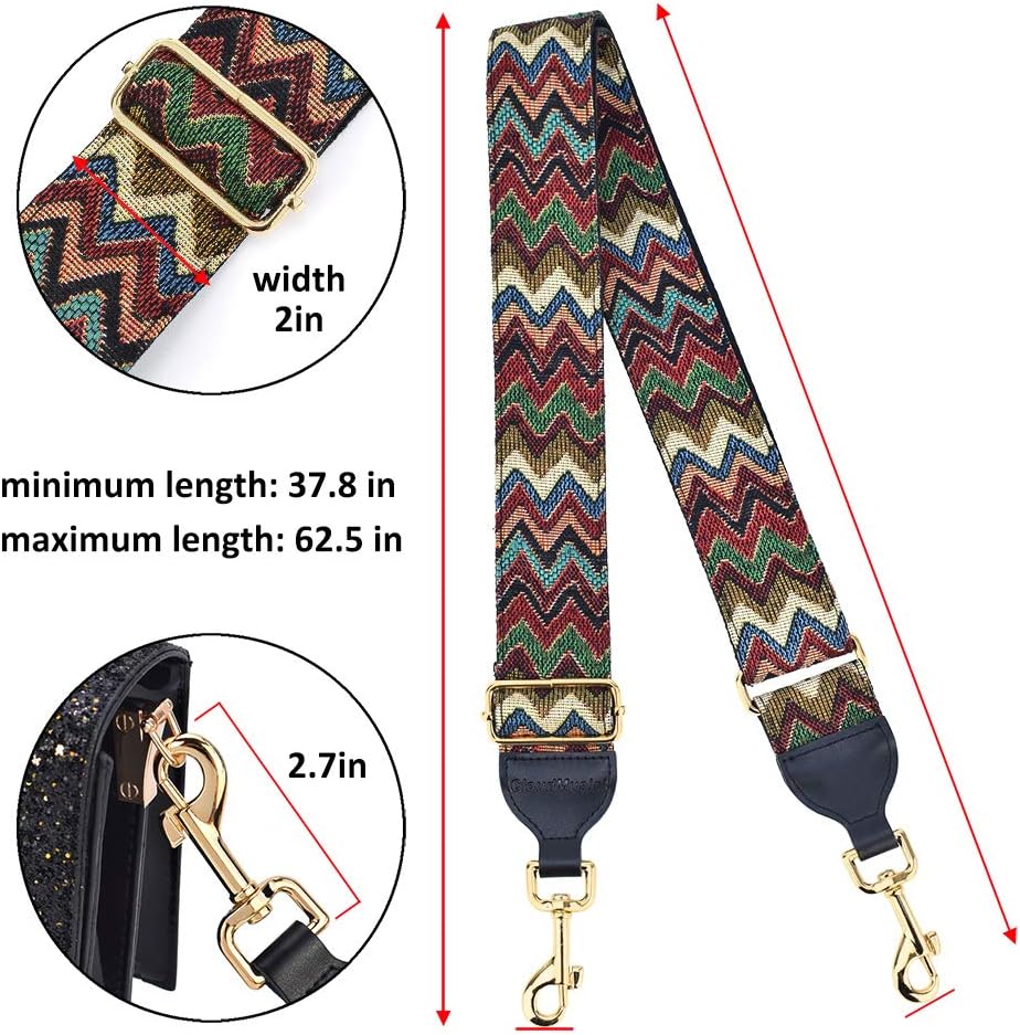 CLOUDMUSIC Handbag Strap Replacement Shoulder Crossbody Strap Purse Strap for Women Girls