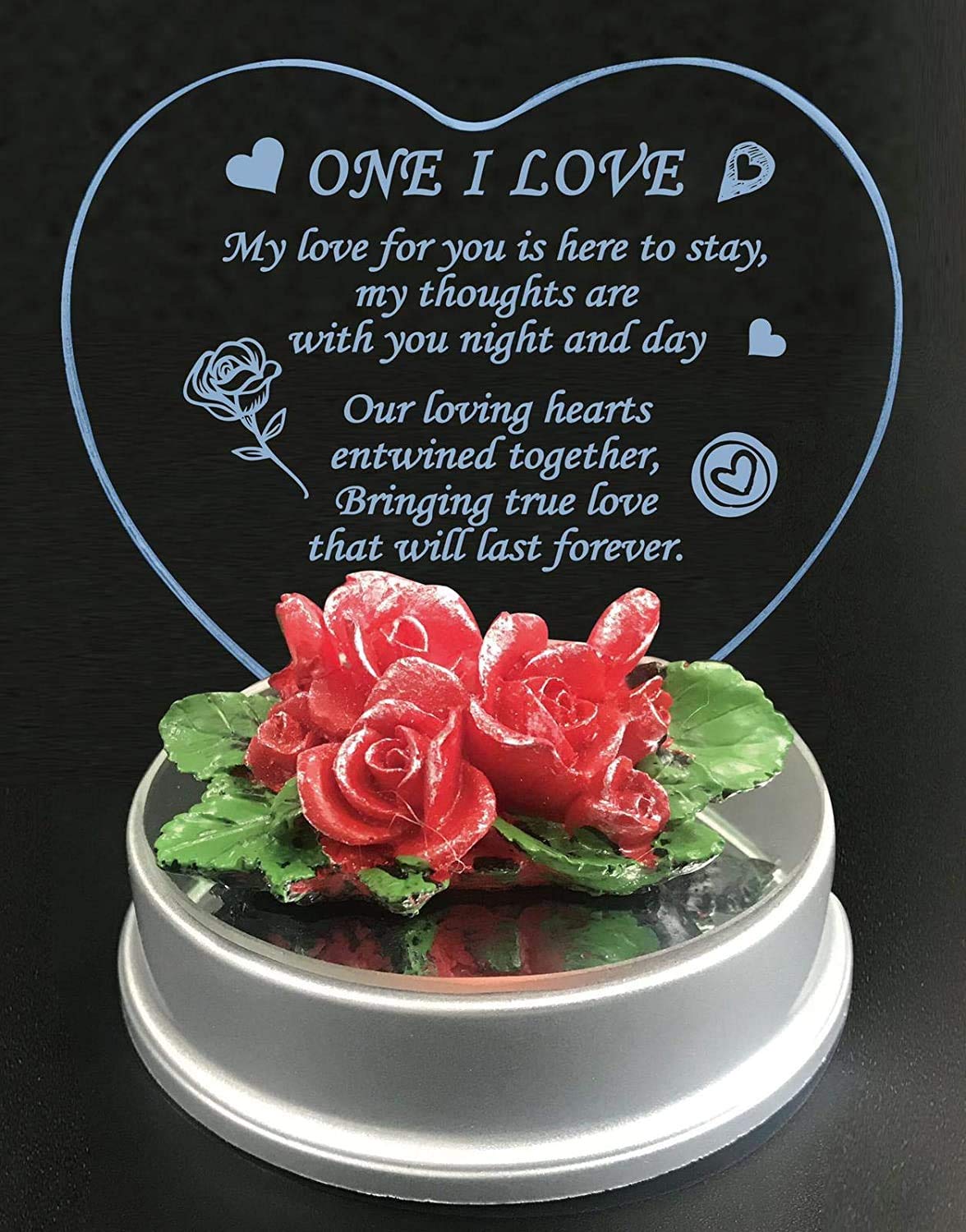 One I Love Led Girlfriend/Boyfriend GF BF/Husband Wife Birthday Anniversary Christmas Xmas Gifts Present