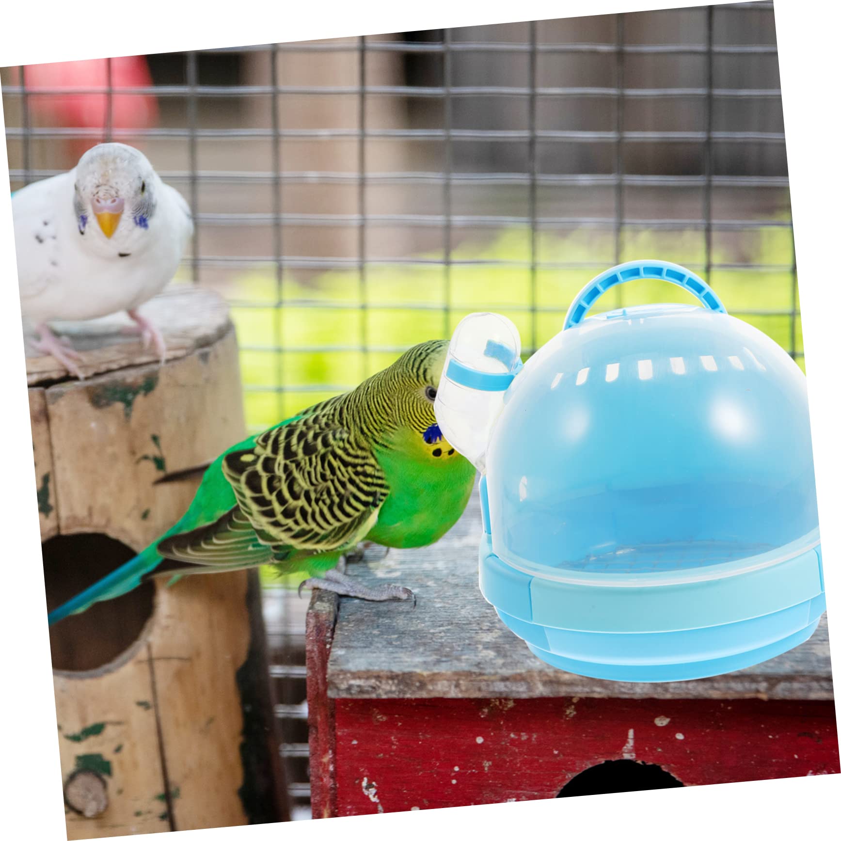 Yardwe Small Bird Cage Pet Parrot Carrier Travel Parrot Carrier Bird Carrying Cage