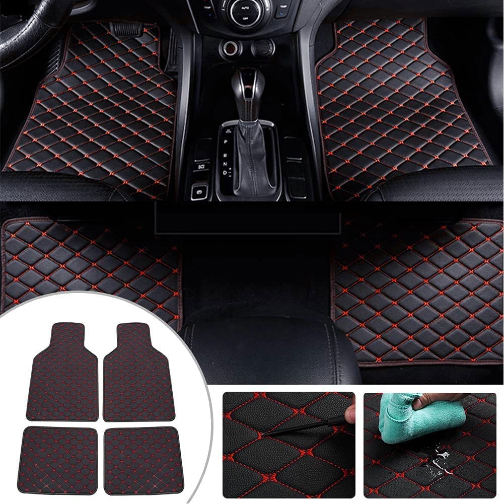 Tappetini auto in gomma per Renault Twingo III Hatchback (2014-2018) - tappeti gomma neri - Geyer & Hosaja - 908/2C nero - Tipo 1  Renault Twingo III Hatchback (2014-2018) - 2 pz. | Negozio Carmager