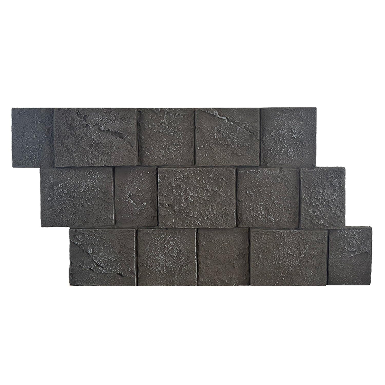 Rivestimento Parete Pannelli murali in finta pietra a blocchi, pannello decorativo impermeabile leggero spesso 3 cm, carta da parati tagliabile per interni(K)