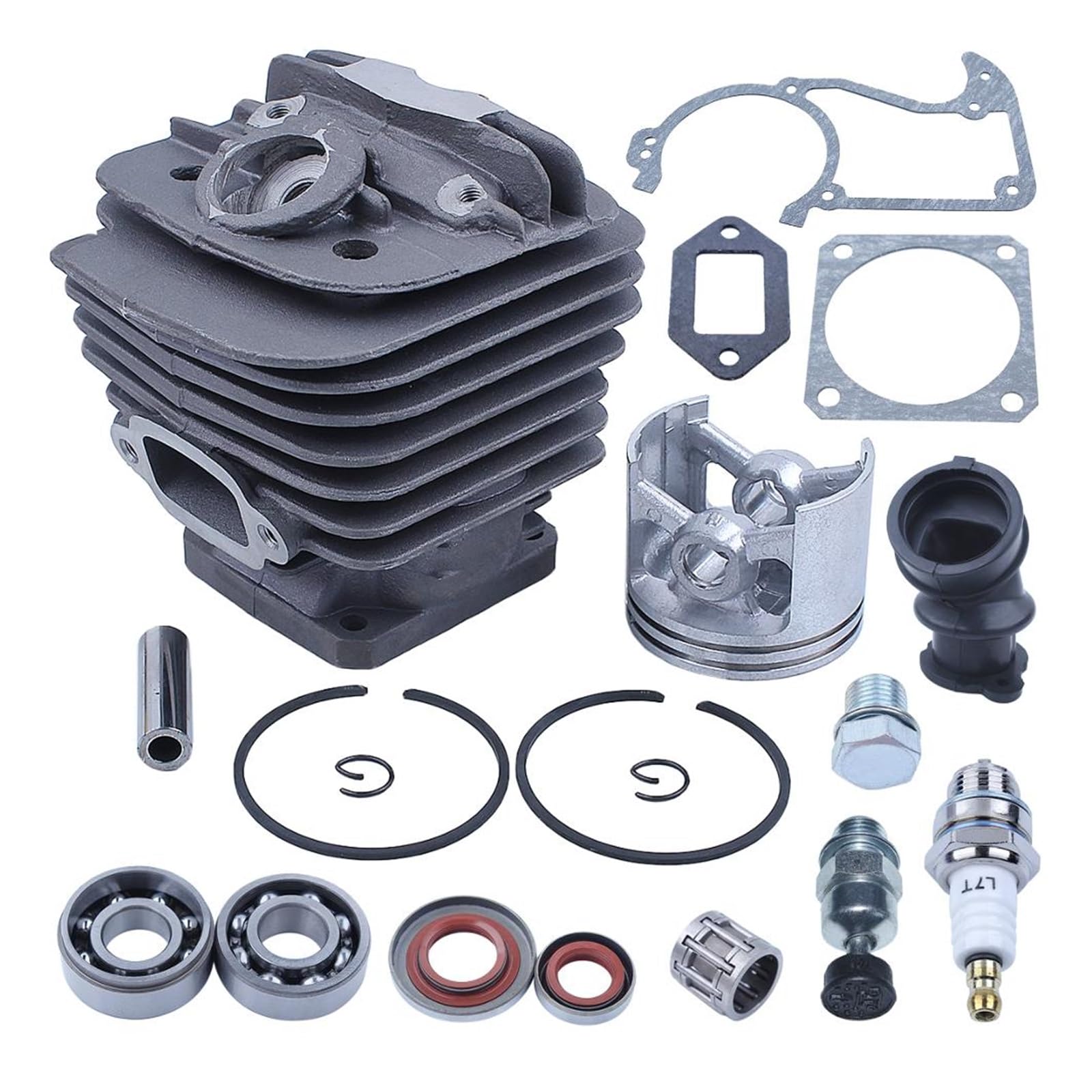 Cilindro de 48 mm Kit de la bujía de la bujía del Sello del pistón for stihl 034 036 ms360 ms340 ms 340 360 Piezas del Motor del Motor de la Motosierra