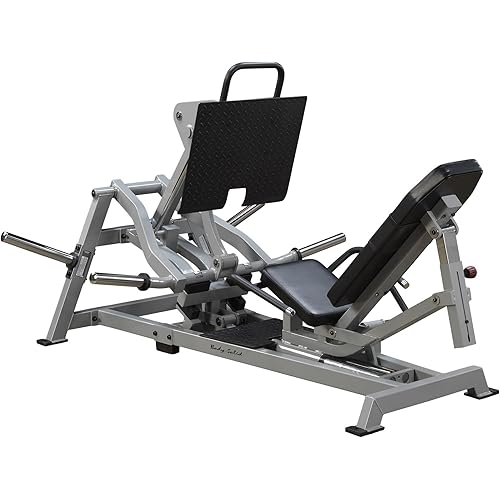 Body-Solid (LVLP Leverage Horizontal Leg Press Machine for Home Gym - Heavy Duty Workout Equipment for Full Lower Body Workouts, 1000lb Weight Capacity