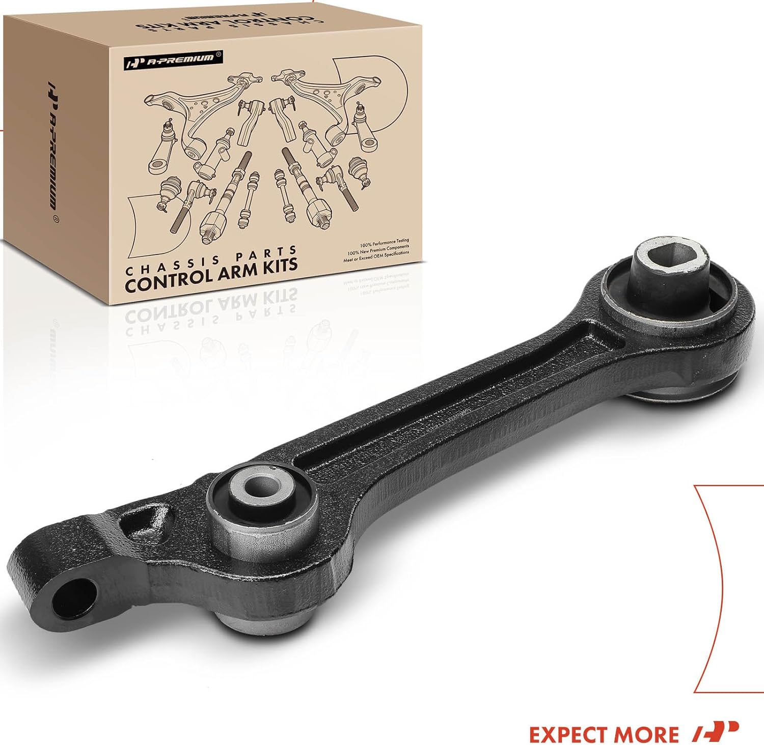 A-Premium Front Lower Rearward Control Arm with Bushing, Compatible with Dodge Charger 2011-2023, Challenger 2011-2023 & Chrysler 300 2011-2023