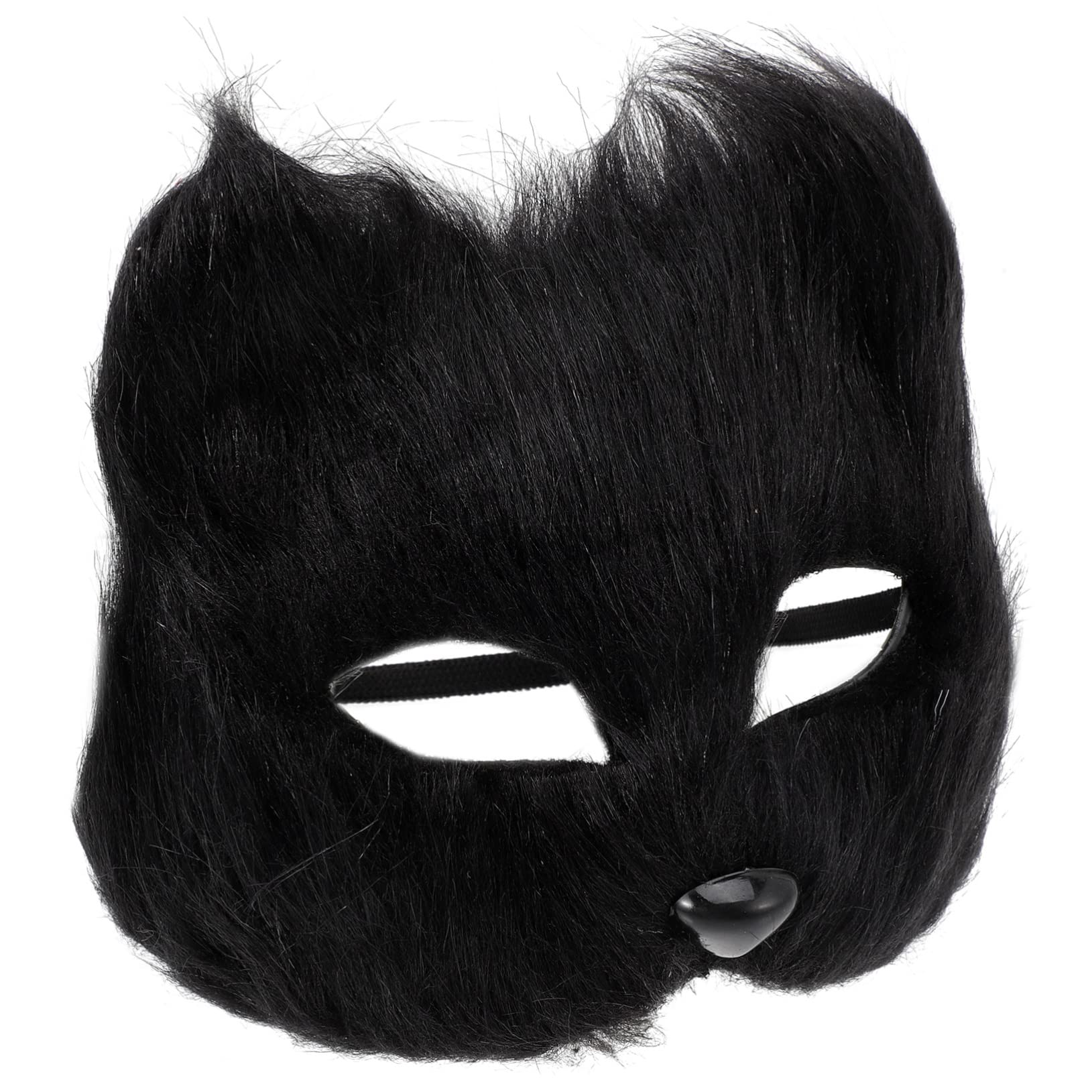 GLSTOY Halloween Fox Mask Masquerade Costume Fox Shape Face Mask Half-face Elastic Band Party Accessory