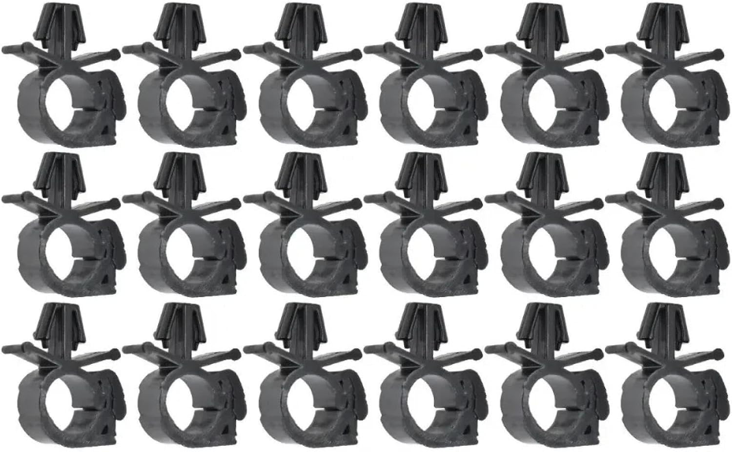 Car Retainer Fastener Clips Car Wiring Harness Fastener Route Fixed Retainer Hose Clip Corrugated Pipe Tie Wrap Cable Clamp(10Pcs)