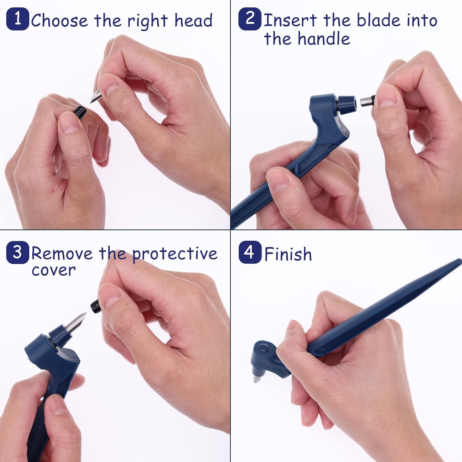 9 Pcs Craft Cutting Tools Set, 360 Degree Rotating Stainless Steel Cutter, Blade Craft Knife with Replacement Heads Mat Steel Ruler for DIY Crafts Stencils Scrapbooks : Arts, Crafts & Sewing