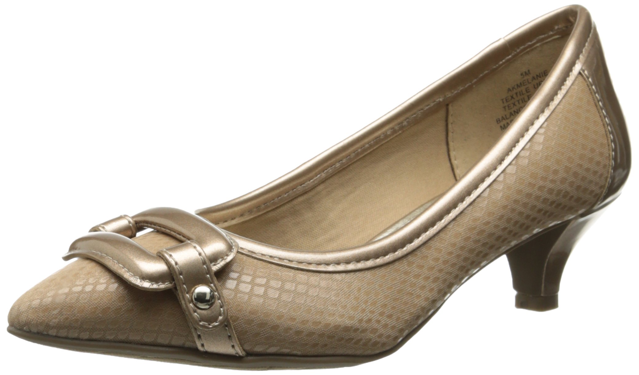 AK Anne Klein Women's Melanie Fabric Rubber Dress Pump