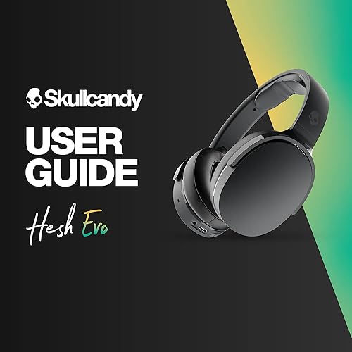 Miniatura 7 de Skullcandy Hesh Evo - Auriculares inalámbricos con cable de carga, batería de 36 horas, micrófono, funciona con dispositivos iPhone, Android y