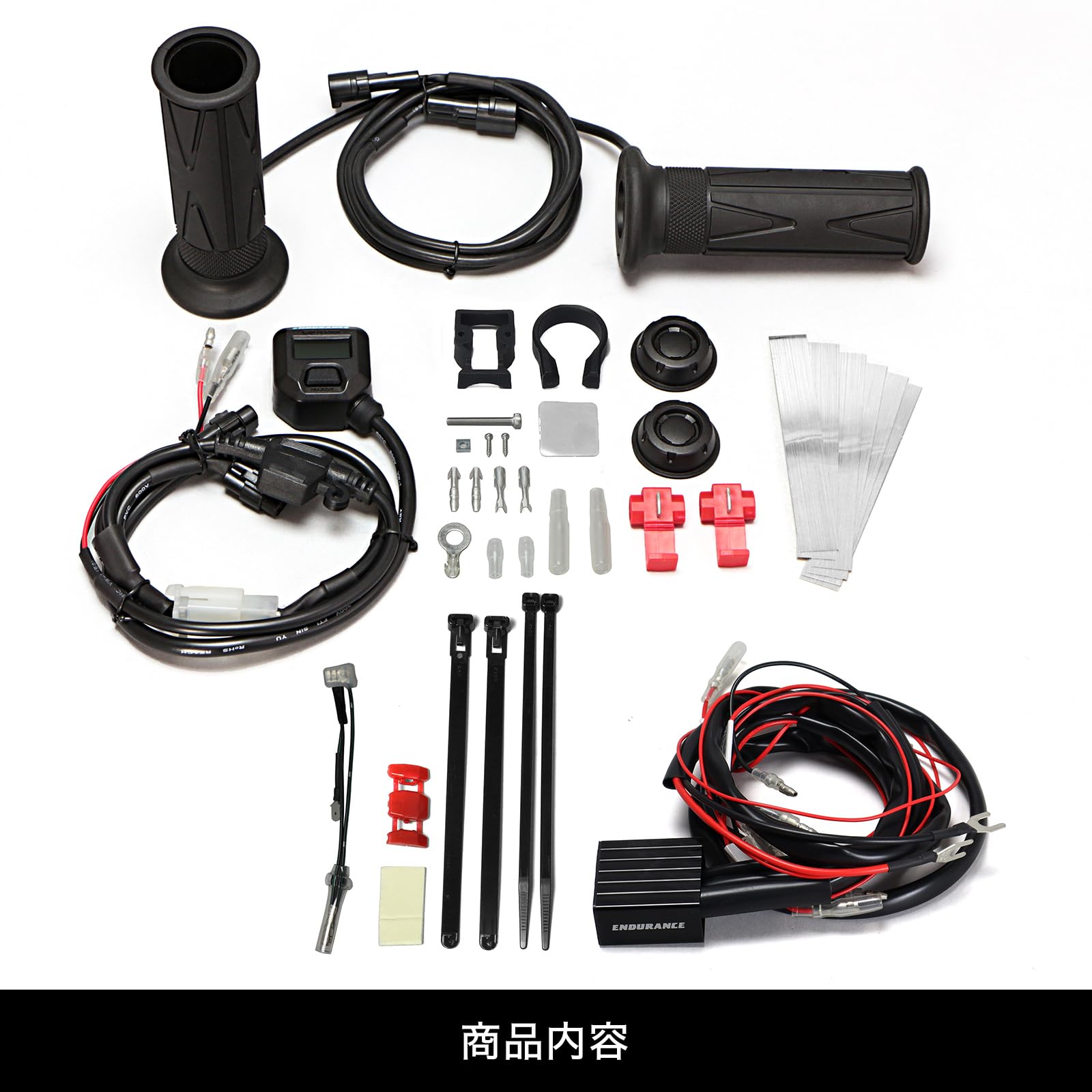 Amazon.co.jp: エンデュランス (ENDURANCE) バイク 汎用 グリップ