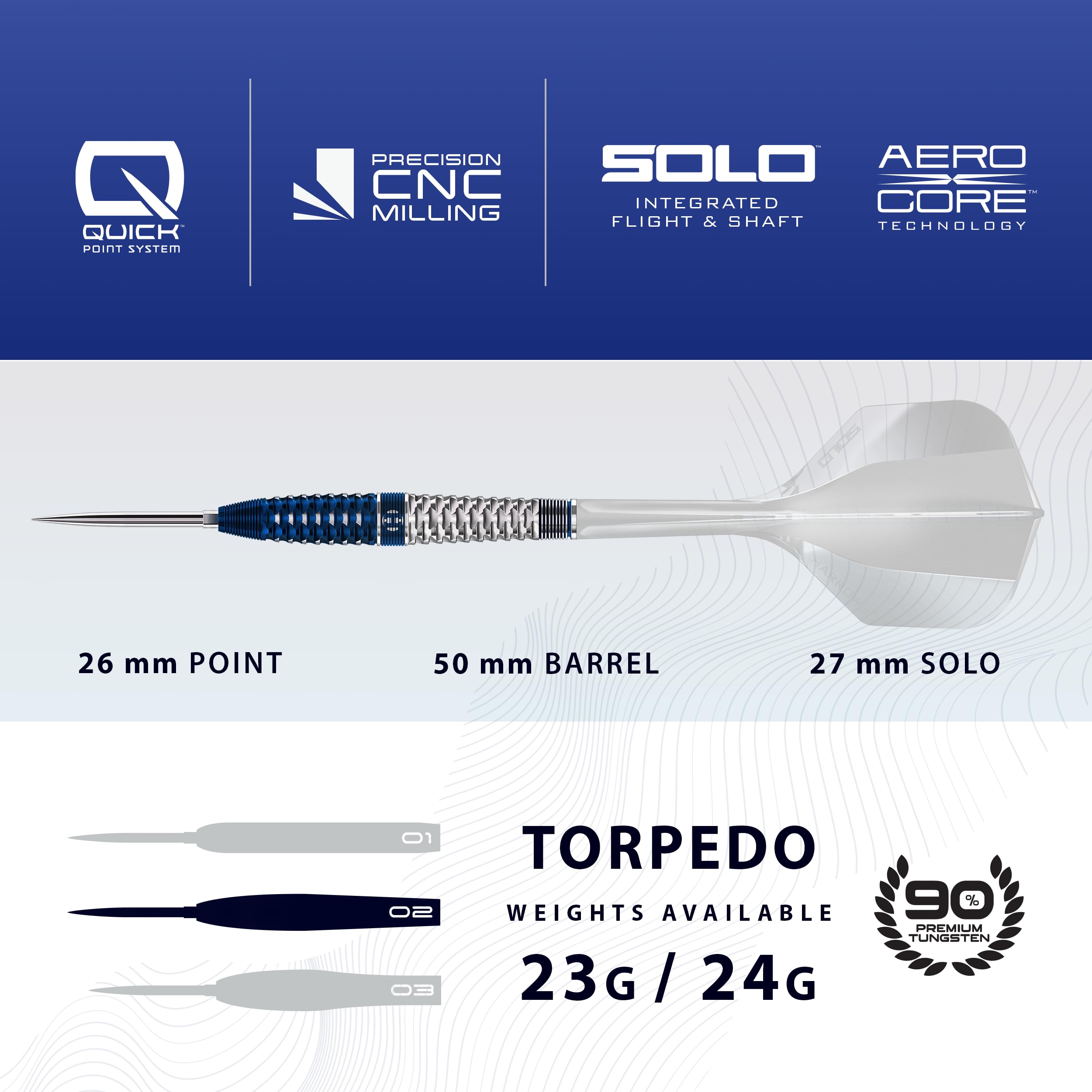 Amazon | Harrows GEO Torpedo 90%タングステンダーツプレミアムセット