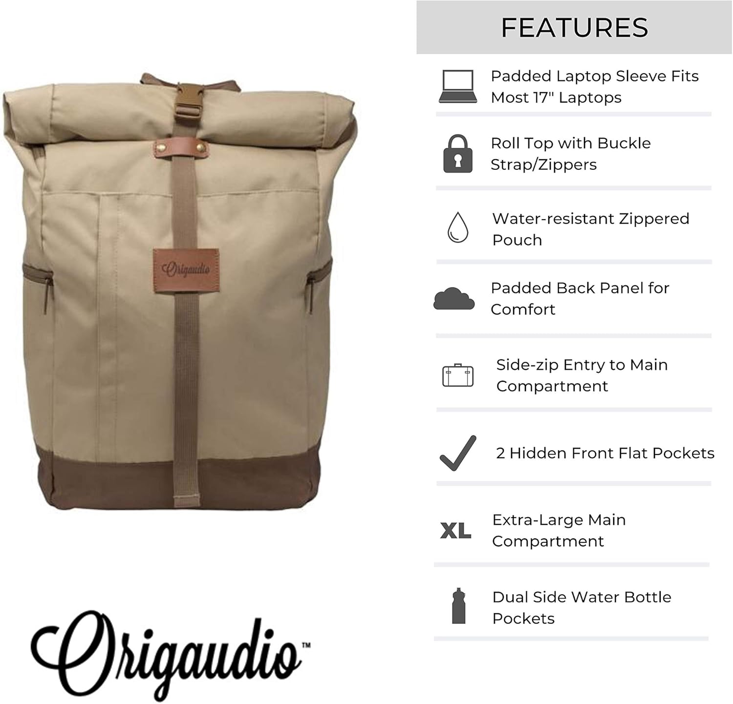 el dorado roll top backpack