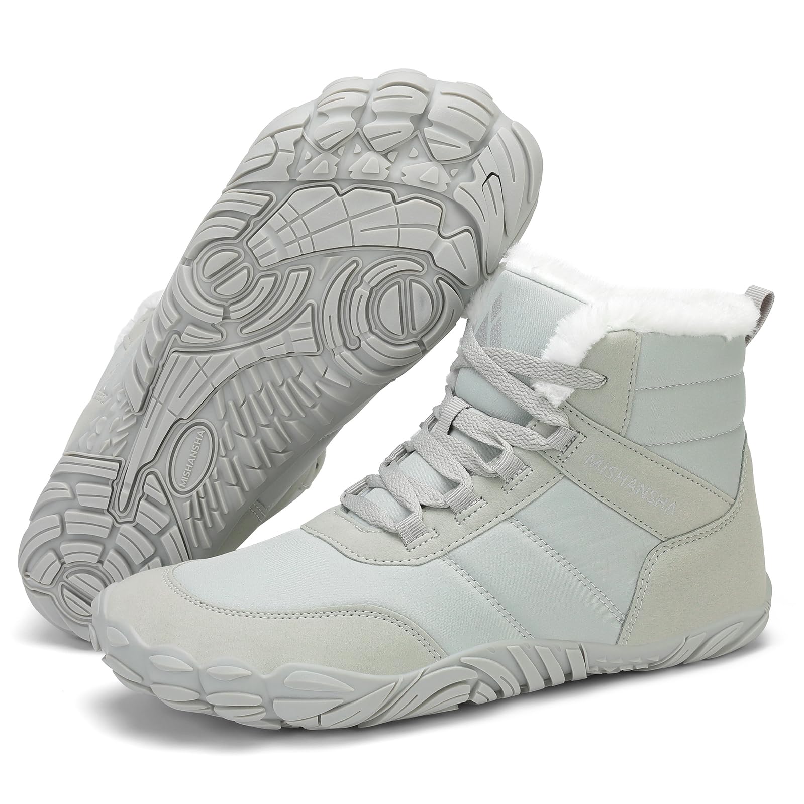 Mishansha Botas de Invierno para Mujer Hombre - Forradas Cálidas & Repelentes al Agua Gr.36-48