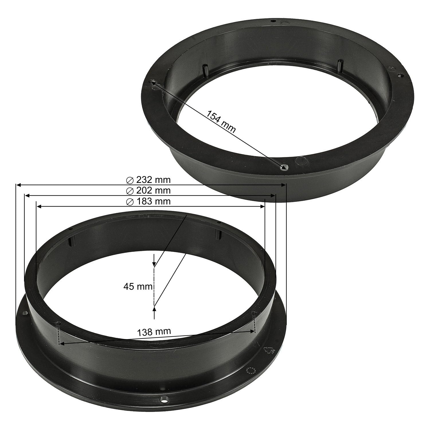 Altoparlante Subwoofer Per Auto Da 8 Pollici Anelli - Foto 6