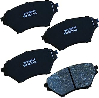 Bendix Premium SBC890 Ceramic Front Brake Pads for Mazda Miata 2005-2001
