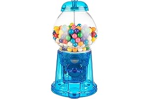 11-Inch Translucent Spiral Gumball Bank: Fun and Functional Candy Dispenser