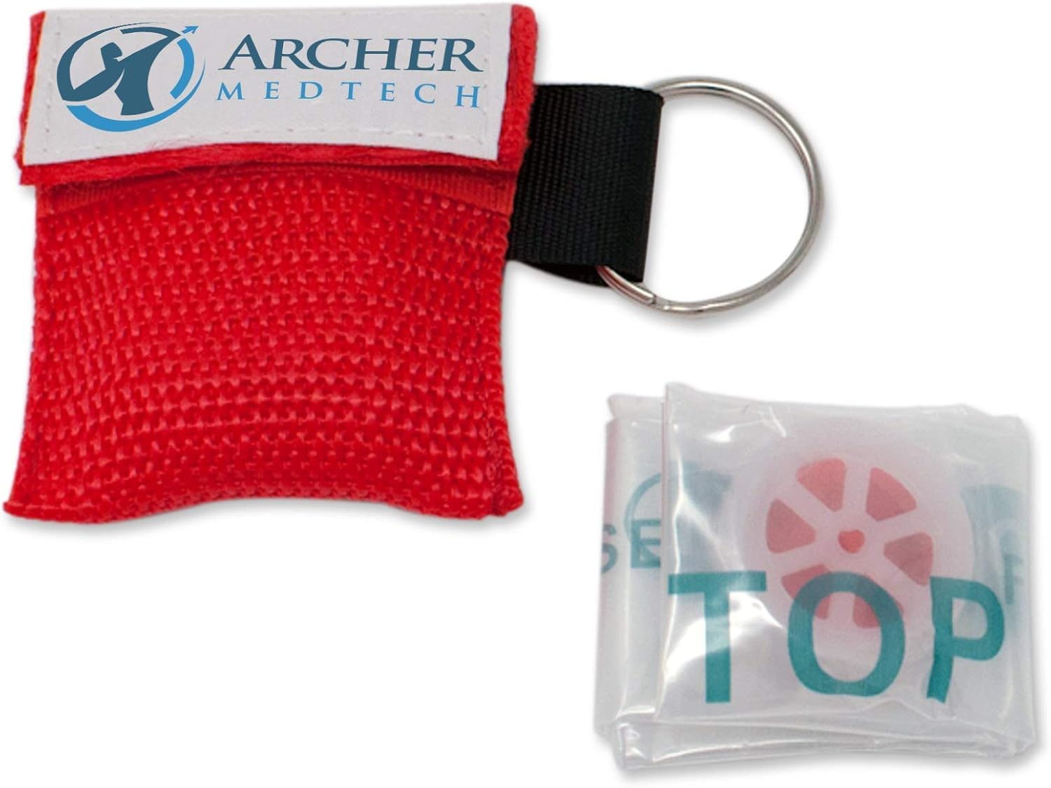 CPR Face Shield Bundle. CPR Mask and 12 Pack of pocket CPR Face Shields. : Industrial & Scientific