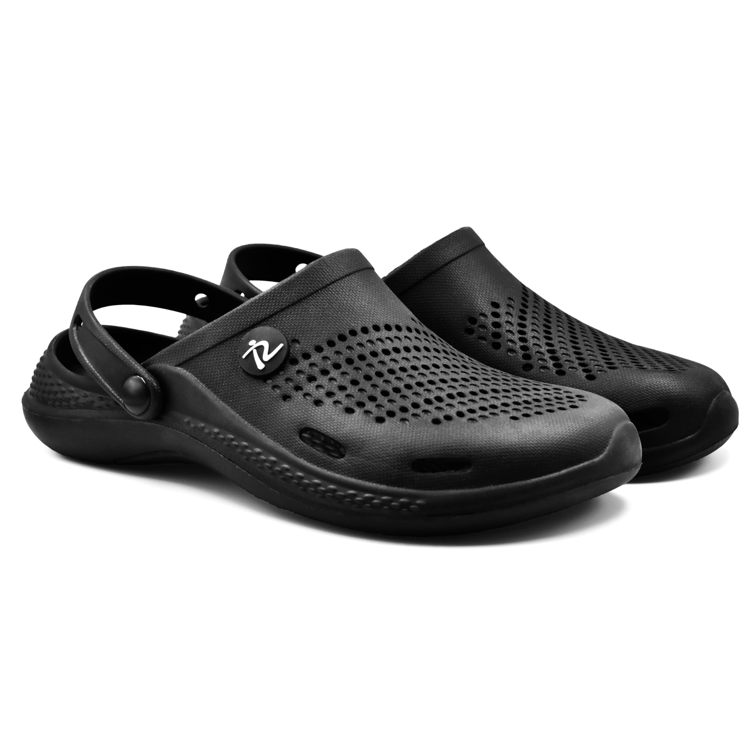 RADDZ SPORTS Lightweight Stylish Clog Sole for Men |Trendy Stylish Fashionable Clogs | Sandals with Lightweight Regular wear Casual Clogs Black (B0D4DYZLPZ) Amazon Price History, Amazon Price Tracker