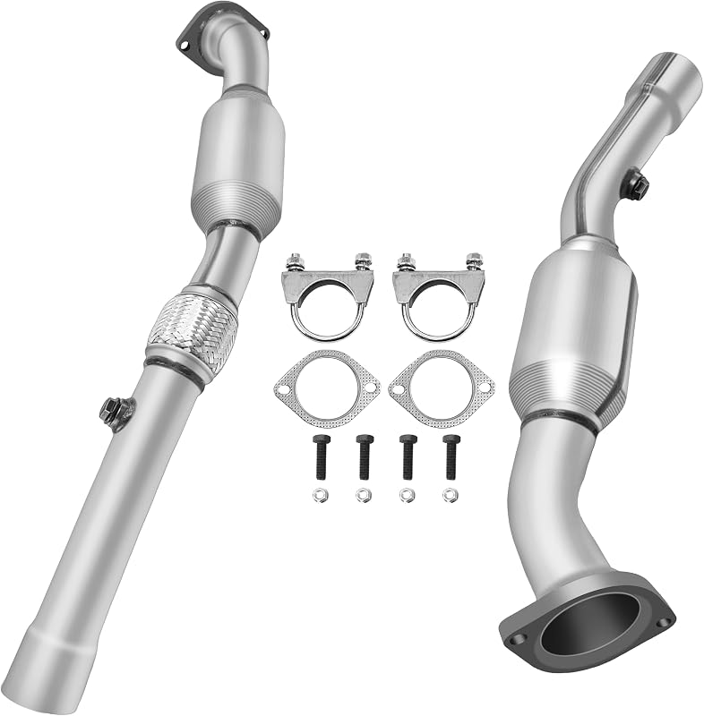 Conversor catalítico FortunaFlow esquerdo e direito para Chrysler 300, Dodge Charger e Dodge Magnum – Aplicações 2.7L e 3.5L