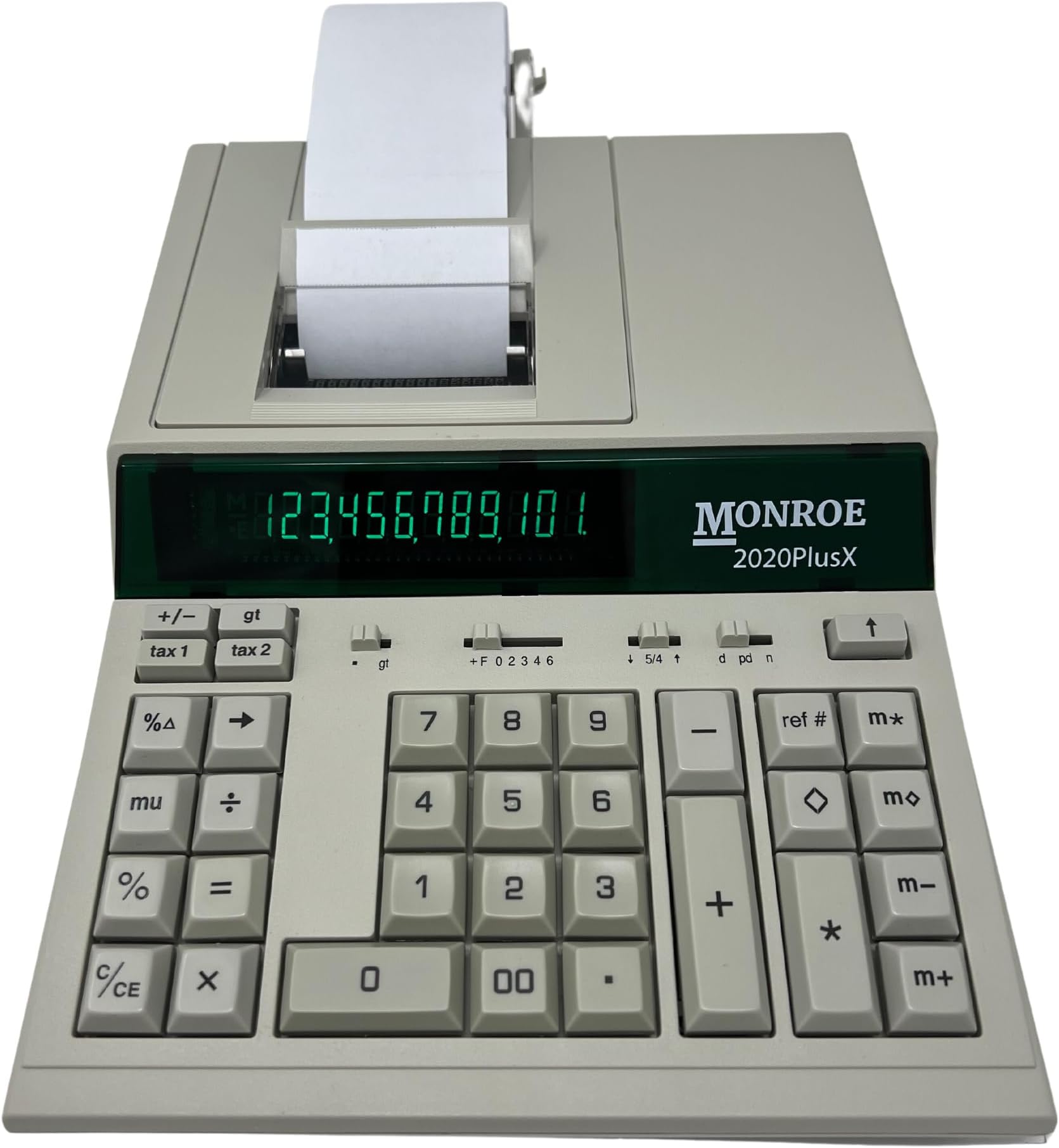 Monroe 2020PlusX Medium Duty Printing Calculator for Accounting and Purchasing Professionals