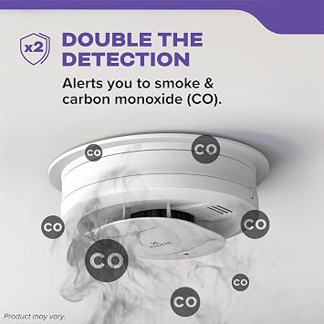 Kidde Smoke & Carbon Monoxide Detector, AA Battery-Powered, 30CUDR-VRF